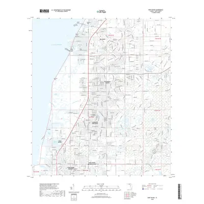 2018 Map of Port Richey, 2018 Print