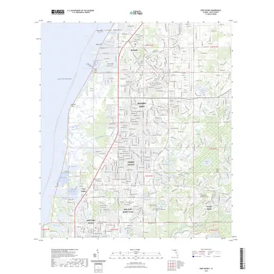 2024 Map of Port Richey, 2024 Print