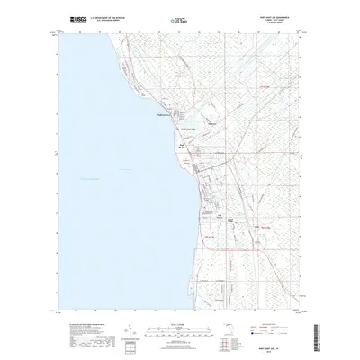 2018 Map of Port Saint Joe, 2018 Print