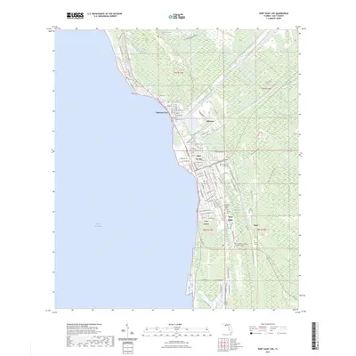2024 Map of Port Saint Joe, 2024 Print