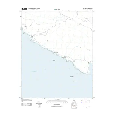 2012 Map of Port San Luis, 2012 Print
