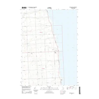 2014 Map of Port Sanilac, 2014 Print