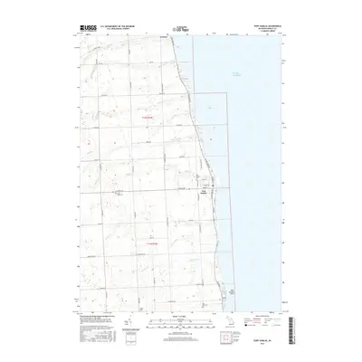 2017 Map of Port Sanilac, 2017 Print