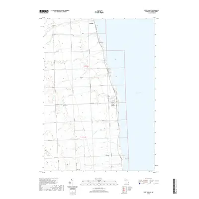 2019 Map of Port Sanilac, 2019 Print