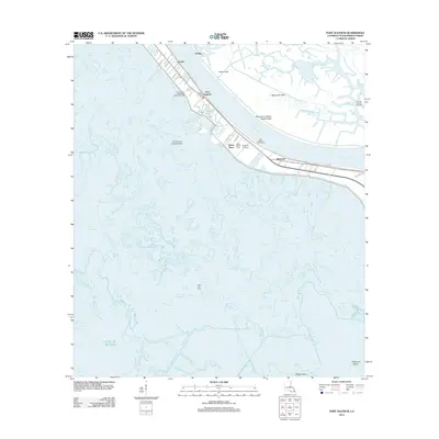 2012 Map of Port Sulphur, 2012 Print