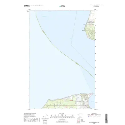 2020 Map of Port Townsend North, 2020 Print