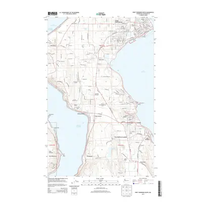 2014 Map of Port Townsend South, 2014 Print