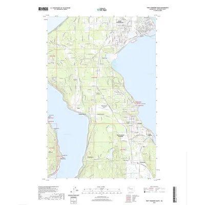 2020 Map of Port Townsend South, 2020 Print