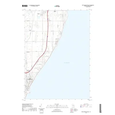 2018 Map of Port Washington East, 2018 Print