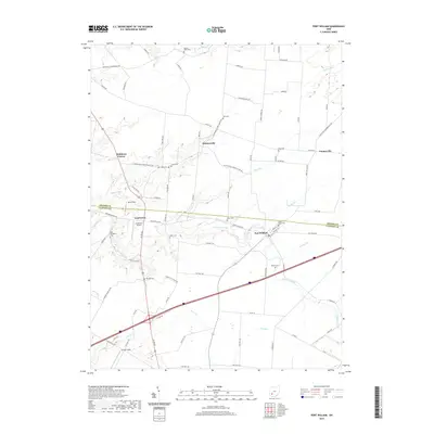 2019 Map of Port William, 2019 Print
