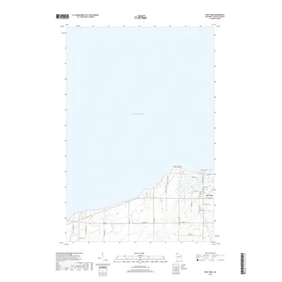 2018 Map of Port Wing, 2018 Print
