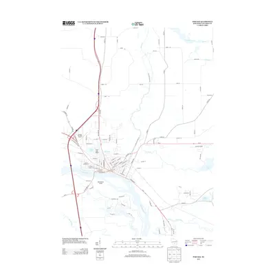 2013 Map of Portage, 2013 Print