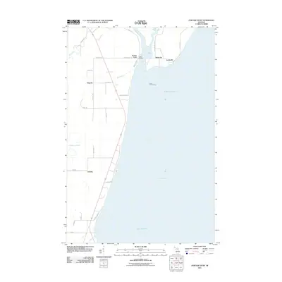 2011 Map of Portage Entry, 2011 Print