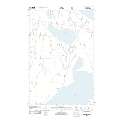 2011 Map of Portage Lake, 2011 Print