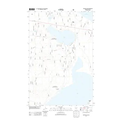 2013 Map of Portage Lake, 2013 Print