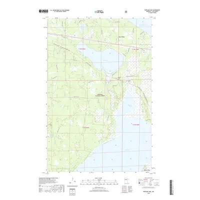 2019 Map of Portage Lake, 2019 Print