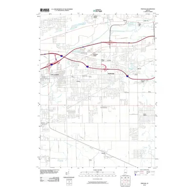 2010 Map of Portage, 2010 Print