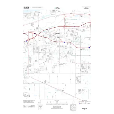 2013 Map of Portage, 2013 Print