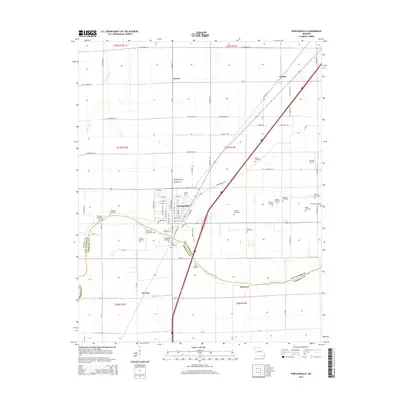 2015 Map of Portageville, 2015 Print