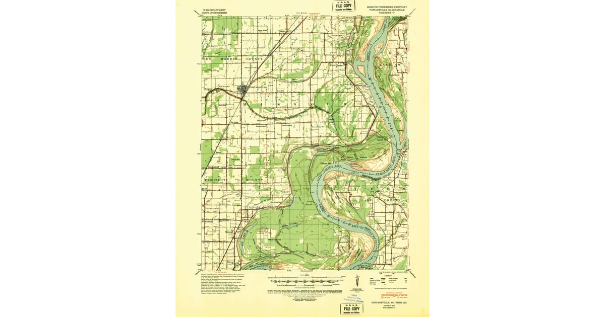 Old Maps of Pemiscot County, MO | Pastmaps