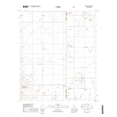 2018 Map of Portal NE, 2018 Print