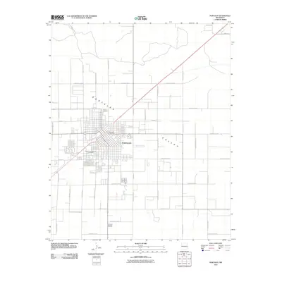 2010 Map of Portales, 2010 Print