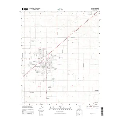 2013 Map of Portales, 2013 Print