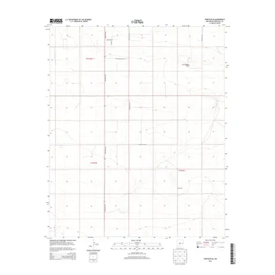 2013 Map of Portales SE, 2013 Print