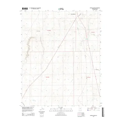 2014 Map of Porter Canyon, 2014 Print
