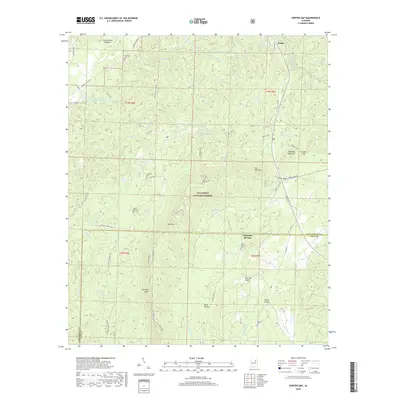 2018 Map of Porter Gap, 2018 Print