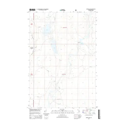 2014 Map of Porter Lake, 2014 Print