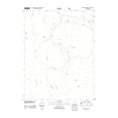 2011 Map of Porter Mountain, 2011 Print
