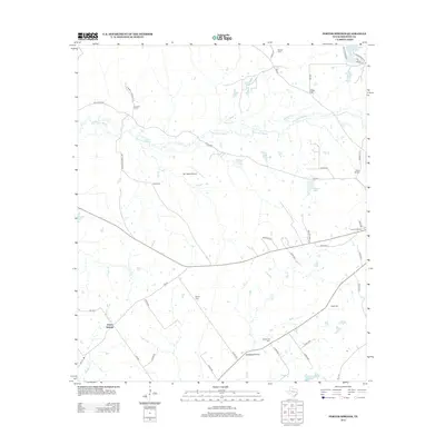 2013 Map of Porter Springs, 2013 Print