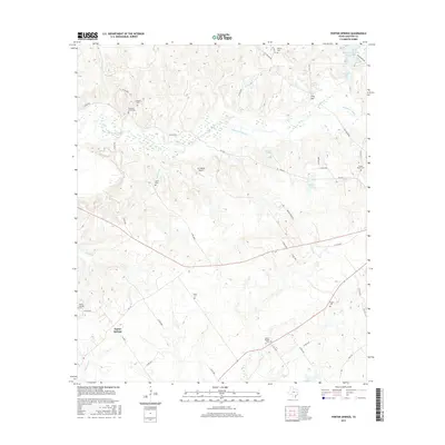 2016 Map of Porter Springs, 2016 Print