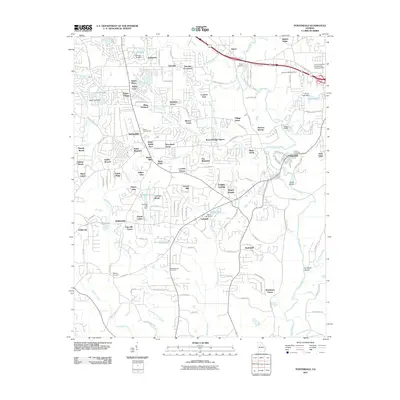 2011 Map of Porterdale, 2011 Print