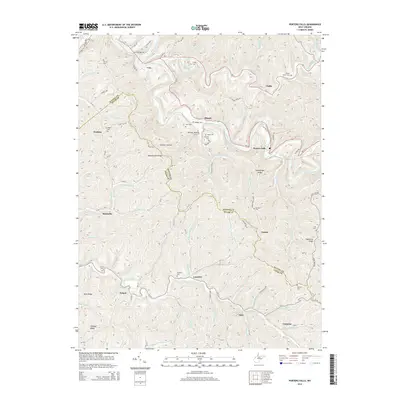 2014 Map of Porters Falls, 2014 Print