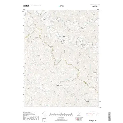 2019 Map of Porters Falls, 2019 Print