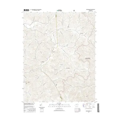 2016 Map of Portersburg, 2016 Print