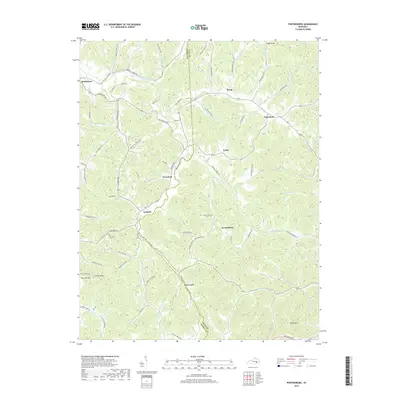 2019 Map of Portersburg, 2019 Print