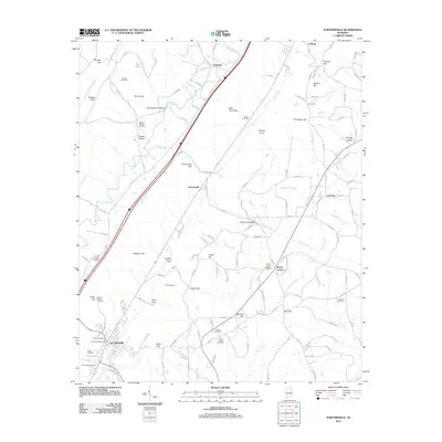 2011 Map of Portersville, 2011 Print