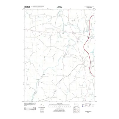 2010 Map of Portersville, 2010 Print
