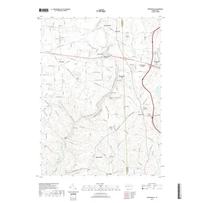 2019 Map of Portersville, 2019 Print