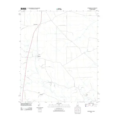 2012 Map of Porterville, 2012 Print