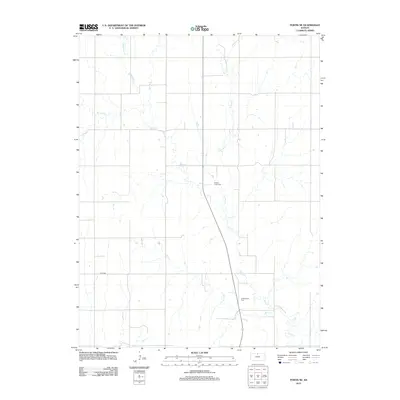 2012 Map of Portis NE, 2012 Print