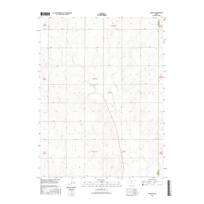 2015 Map of Portis NE, 2015 Print