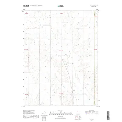 2018 Map of Portis NE, 2018 Print