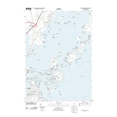 2011 Map of Portland East, 2011 Print