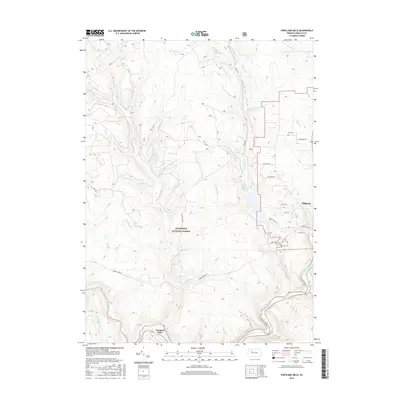 2016 Map of Portland Mills, 2016 Print