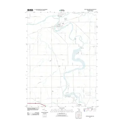 2011 Map of Portland North, 2011 Print