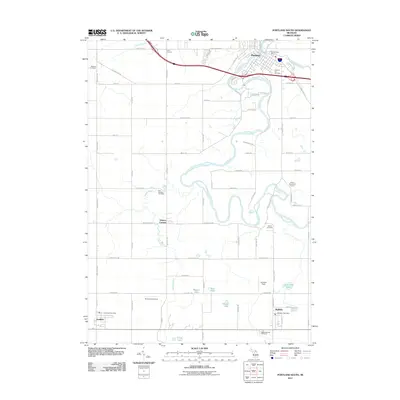 2011 Map of Portland South, 2011 Print